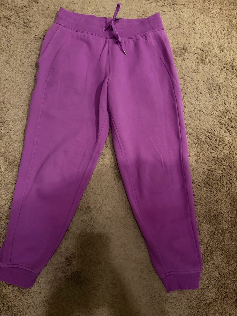 Purple Drawstring Jogger Pants - LuLu Lemon